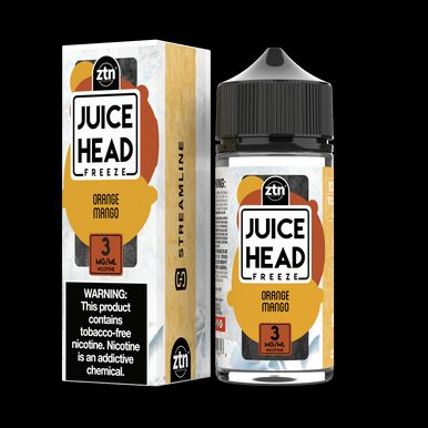 Orange Mango Freeze Juice Head SubOhm E-Liquid 100mL with Packaging