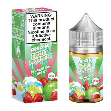 Strawberry Lime Ice By Frozen Fruit Monster Salts E-Liquid with Packaging