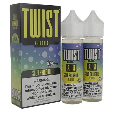 Sour Rainbow by Twist TFN Series (x2 60mL) with packaging