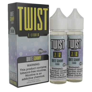 White Gummy by Twist TFN Series (x2 60mL) with packaging
