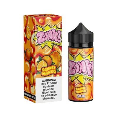 ZoNk! Orange Mango by Juice Man 100mL Series with packaging