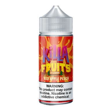 Red Apple Peach by Killa Fruits Series 100mL bottle