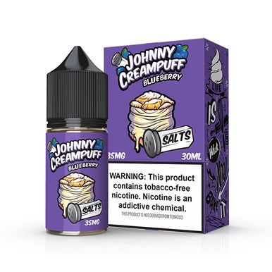 Blueberry by Tinted Brew Johnny Creampuff TFN Salts Series 30mL with packaging