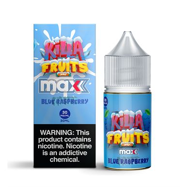 Blue Raspberry by Killa Fruits Salt Max TFN Salts 30mL with packaging