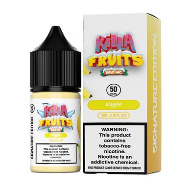 Banana Ice by Killa Fruits Signature TFN Salts Series 30mL with packaging