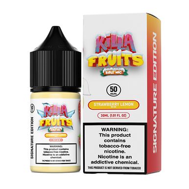 Strawberry Lemon on Ice by Killa Fruits Limited TFN Salts Series 30mL with packaging