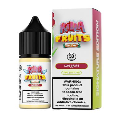 Aloe Grape Ice by Killa Fruits Limited TFN Salts Series 30mL with packaging