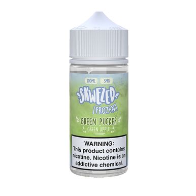 Frozen Green Pucker (Green Apple Ice) By Skwezed E-Liquid bottle
