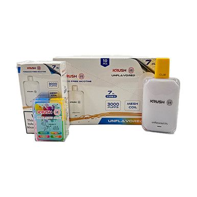 Krush It Disposable 3000 Puffs 7mL 5% Clear