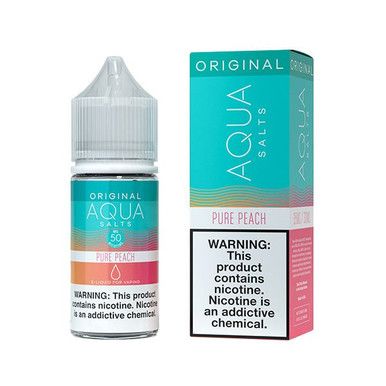 Pure Peach by Aqua TFN Salts 30ml with Packaging