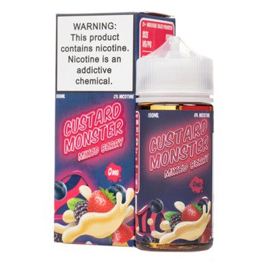 Mixed Berry By Custard Monster Salts Series 30mL with Packaging