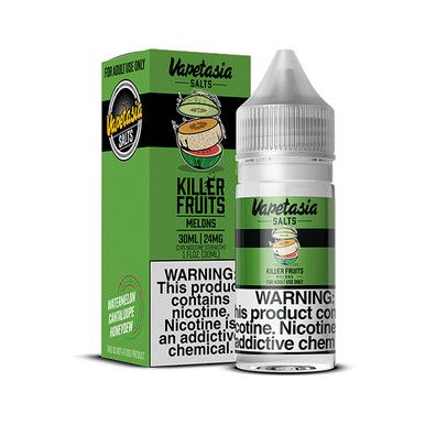 Killer Fruits Melons by Vapetasia Synthetic Salt 30mL with packaging