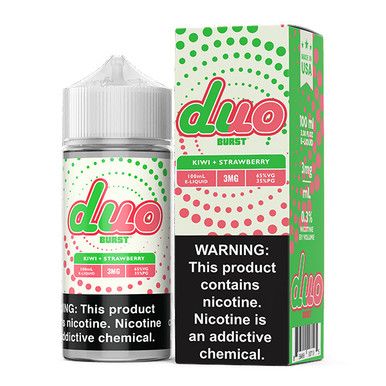 Kiwi Strawberry by Burst Duo Series 100ml with Packaging