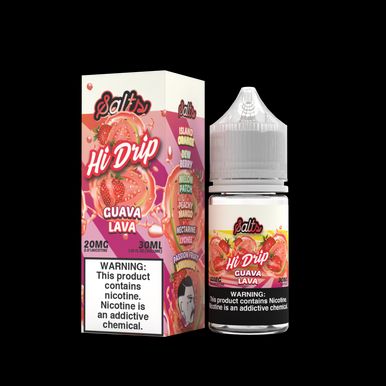 Guava Lava by Hi-Drip Salts Series 30mL with Packaging- 20MG