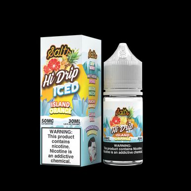 Island Orange Iced by Hi-Drip Salts Series 30mL with Packaging
- 50MG