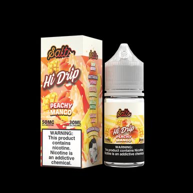 Peachy Mango by Hi-Drip Salts Series 30mL with Packaging - 50 MG