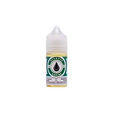Green Glass Ice (Dark Green Blue) Redwood Ejuice Salts 30mL Bottle