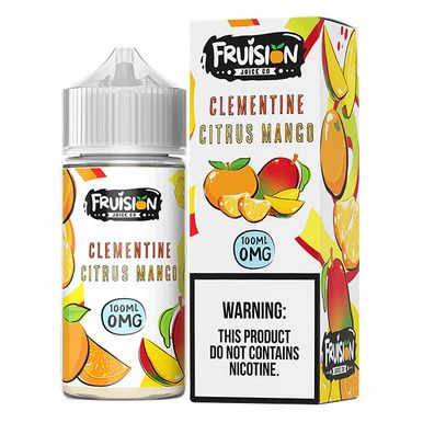 Clementine Citrus Mango by Fruision E-Juice (100mL)(Freebase) with packaging