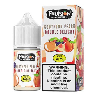 Southern Peach Double Delight  by Fruision E-Juice (30mL)(Salts) with packaging