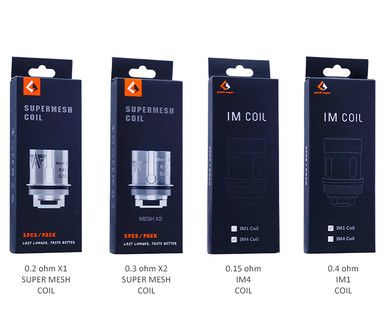 GeekVape IM & Aero Mesh Coils (5-Pack) Group Photo