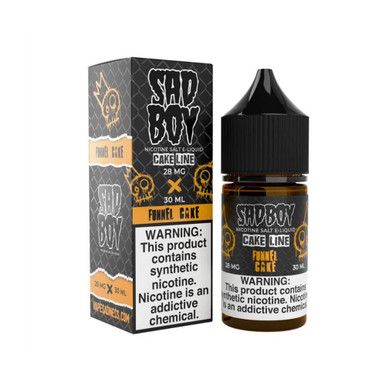 Funnel Cake Sadboy Salts 30mL with packaging