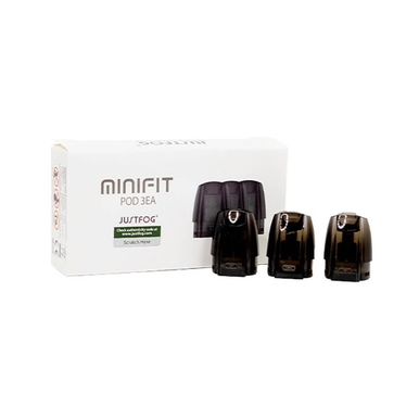 JustFog MINI Fit Pods (3-Pack) with packaging