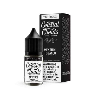Menthol Tobacco Coastal Clouds Salts 30mL with packaging