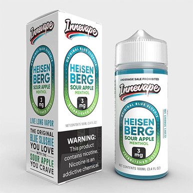Heisenberg Sour Apple Menthol Innevape 100mL with packaging