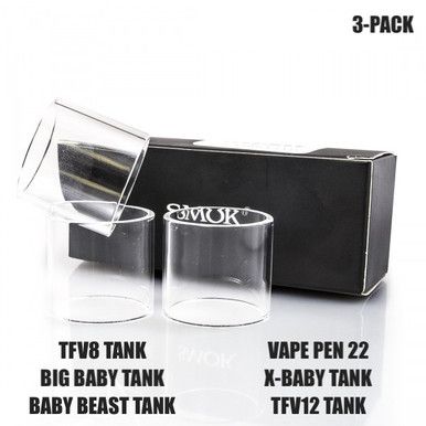 SMOK Glass (3-Pack) | TFV8/Baby Beast/Big Baby/X-Baby/TFV12/Vape Pen 22 thumbnail