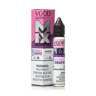 Iced Bubble Grapes VGOD Salts 30mL with packaging