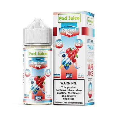 Rocket Pop Pod Juice 100mL with packaging