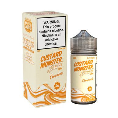 Creamsicle Monster Vape Labs Custard Swirl Series 100mL with packaging