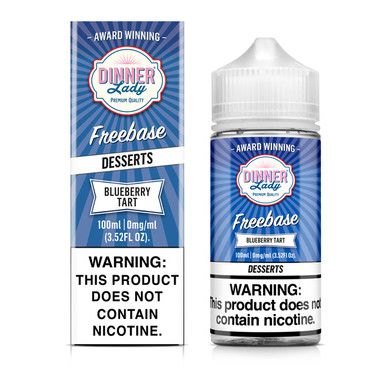 Blueberry Tart Dinner Lady TFN 100mL with packaging