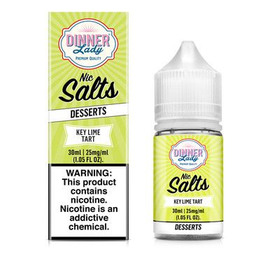 Key Lime Tart Dinner Lady TFN Salts 30mL with packaging