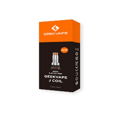 Geekvape J Replacement Coils 5ct Pack Packaging
