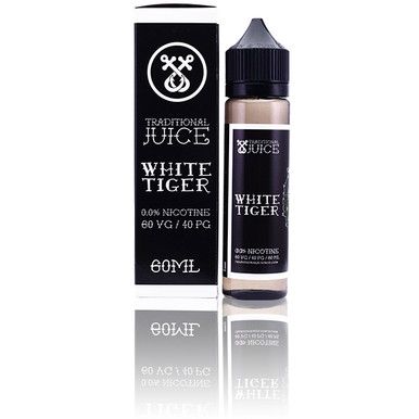 White Tiger by Traditional Juice E-Liquid with packaging
