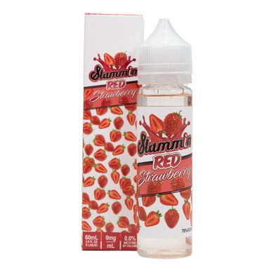 Red Strawberry by Slammin E-Liquid with packaging