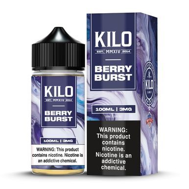 Berry Burst Kilo 100mL 3mg with packaging