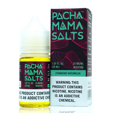 Strawberry Watermelon Pachamama TFN Salts 30mL 25mg with packaging