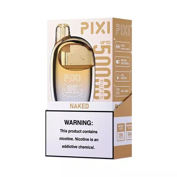 PIXI 50K Disposable Naked Packaging