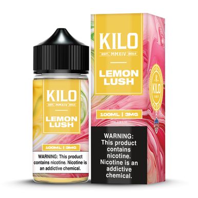 Lemon Lush Kilo 100mL 3mg with packaging