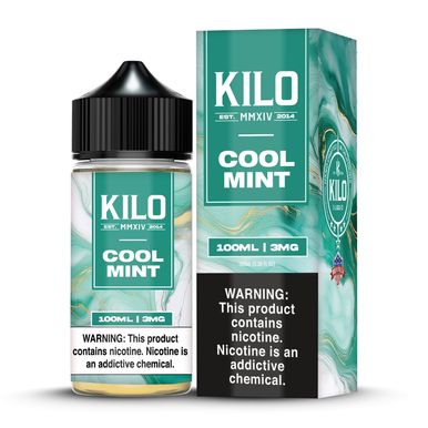 Cool Mint Kilo 100mL 3mg with packaging