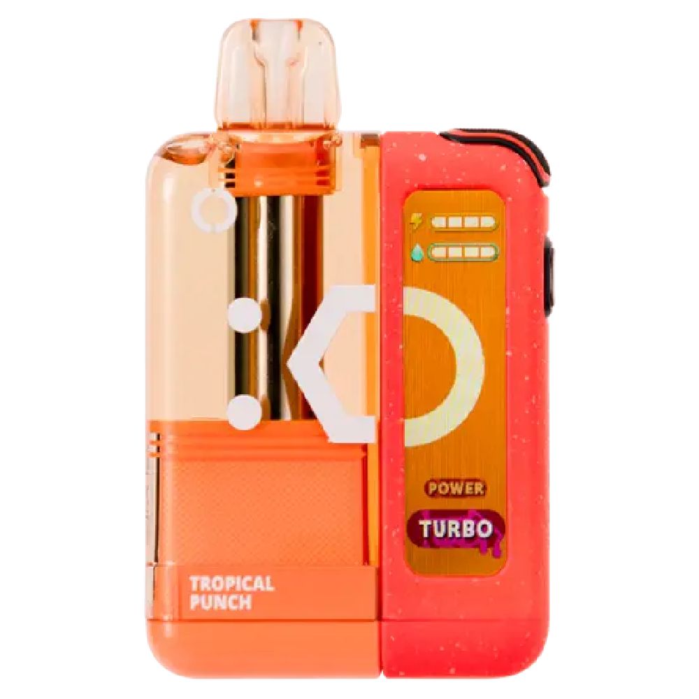 Off Stamp X Cube Crystal 35K Disposable Pod Tropical Punch with packaging