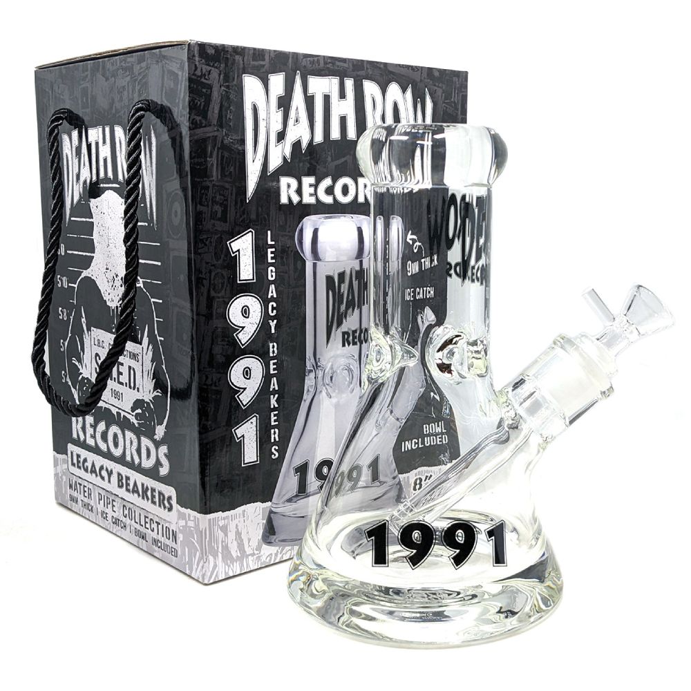 Death Row Records (Water Pipe) DRWP0016-0018 Legacy 9mm Beaker 8"