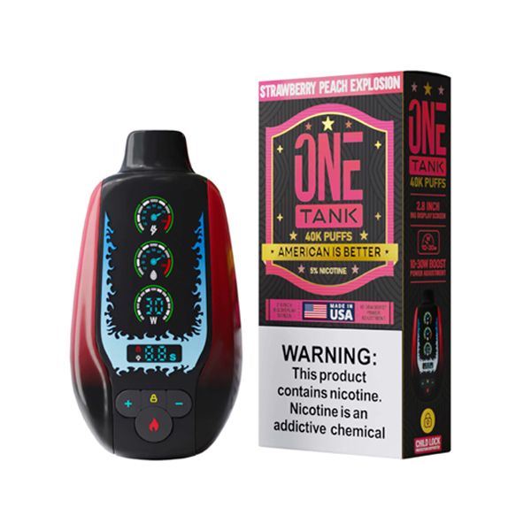 One Tank 40K Disposable Strawberry Peach Explosion