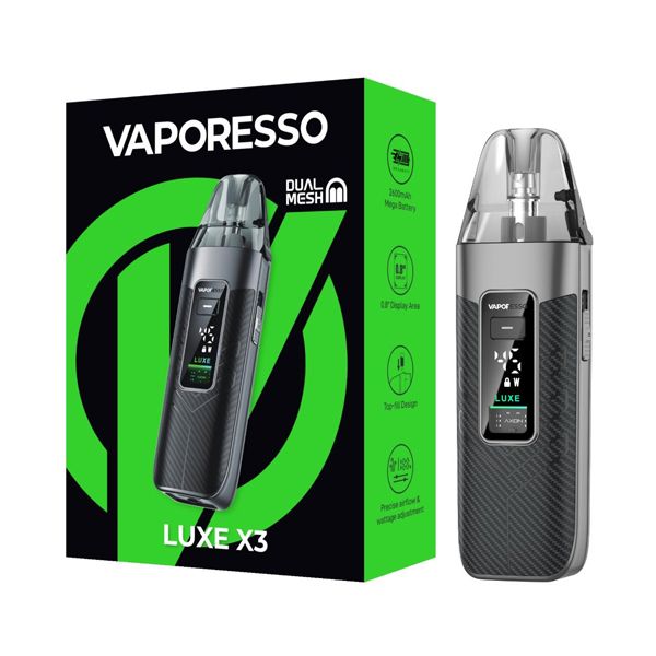 Vaporesso Luxe X3 Pod System Carbon Black