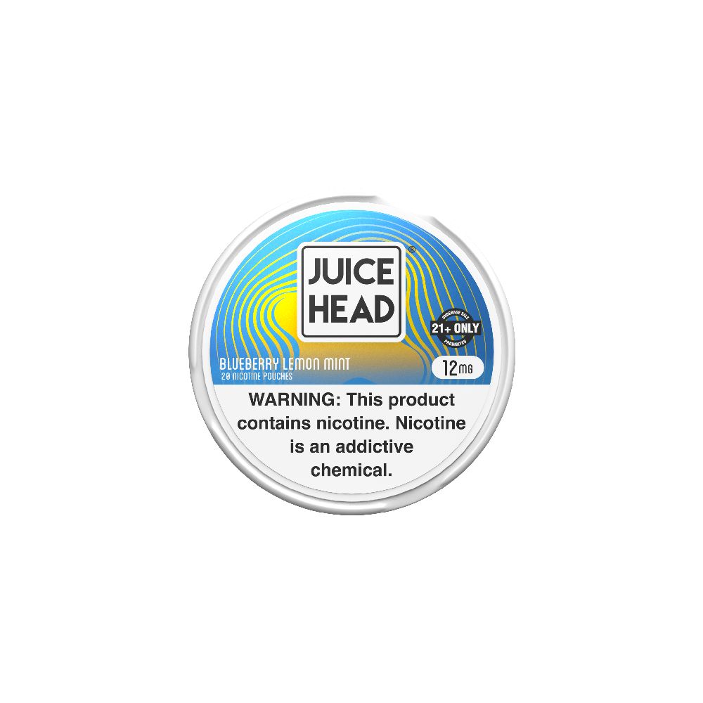 Juice Head Nicotine Pouches (20ct Can) Blueberry Lemon Mint 12mg