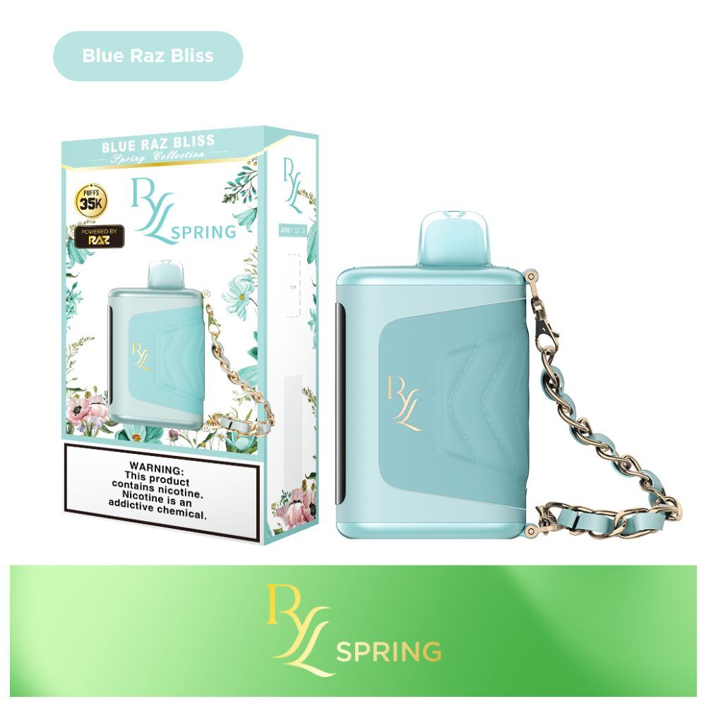 RYL Classic 35k Disposable Blue Razz Bliss with packaging