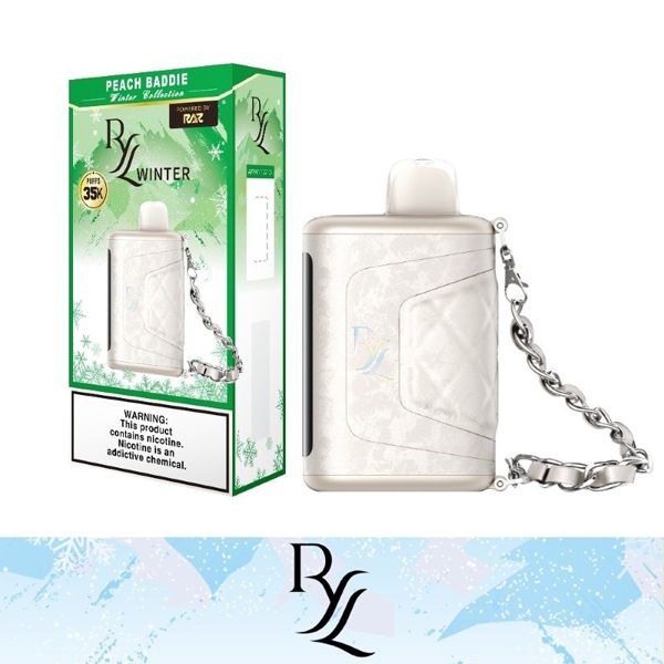 RYL Classic 35k Disposable Peach Baddie with packaging